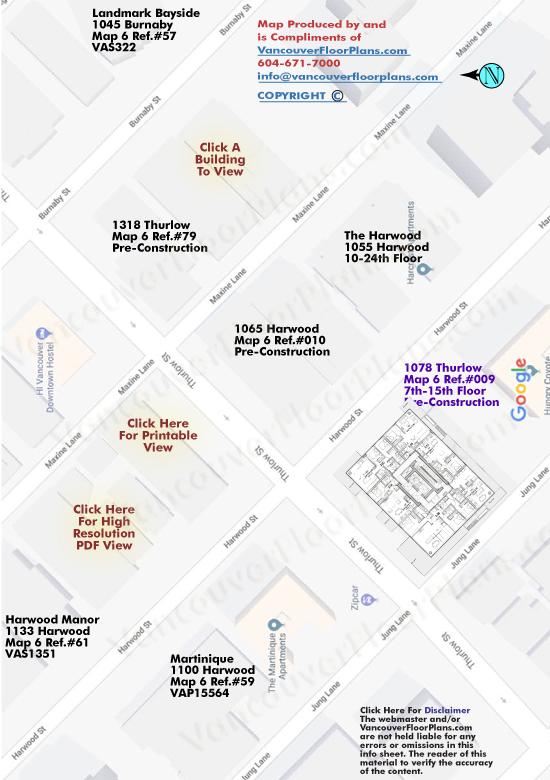 1065 Harwood Site Map