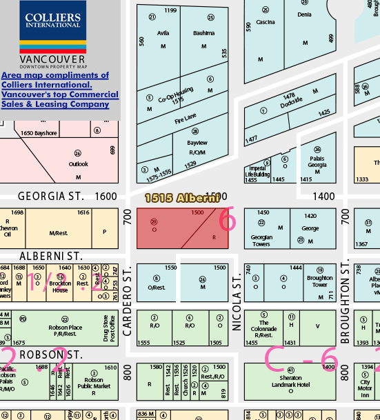 Colliers Map