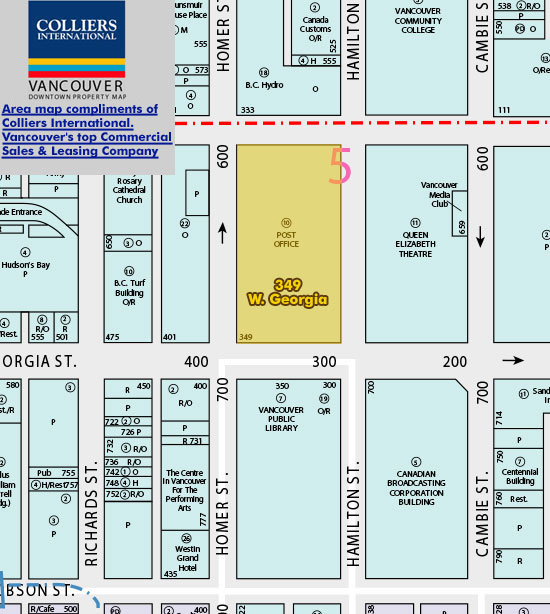 Colliers Map