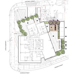 Landscape scheme office floors