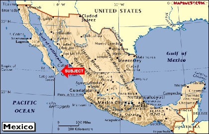 Map of Mexico