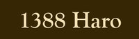 1388 Haro Logo
               