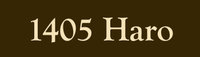 1405 Haro Logo
               