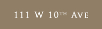 111 W. 10th Ave. Logo
               