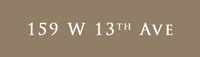 159 W. 13th Ave. Logo
               