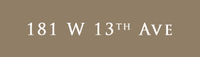 181 W. 13th Ave. Logo
               
