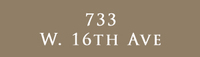 733 W. 16th Logo
               