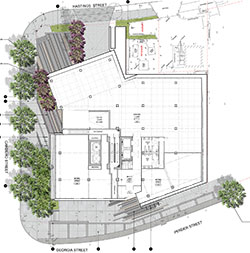 Landscape scheme ground floor